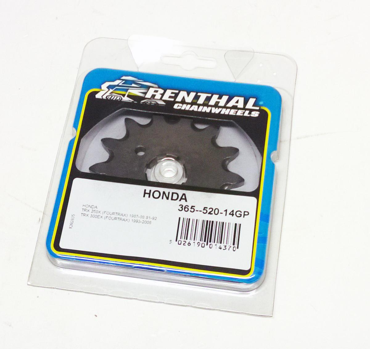 FRONT SPROCKET RENTHAL 365, HONDA 365--520-14GP