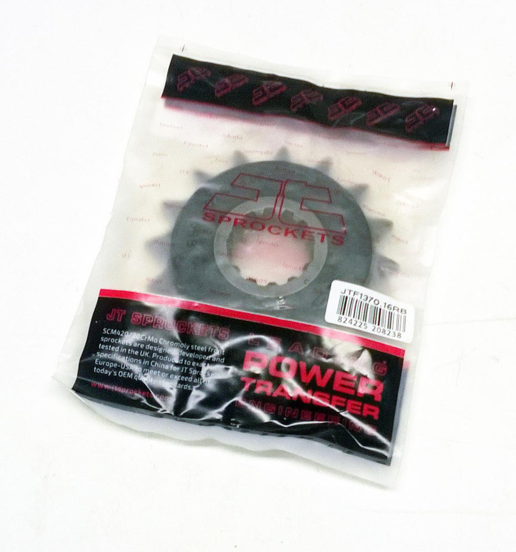 FRONT SPROCKET JTF1370.16RB JT, OE Rubber Cushioned
