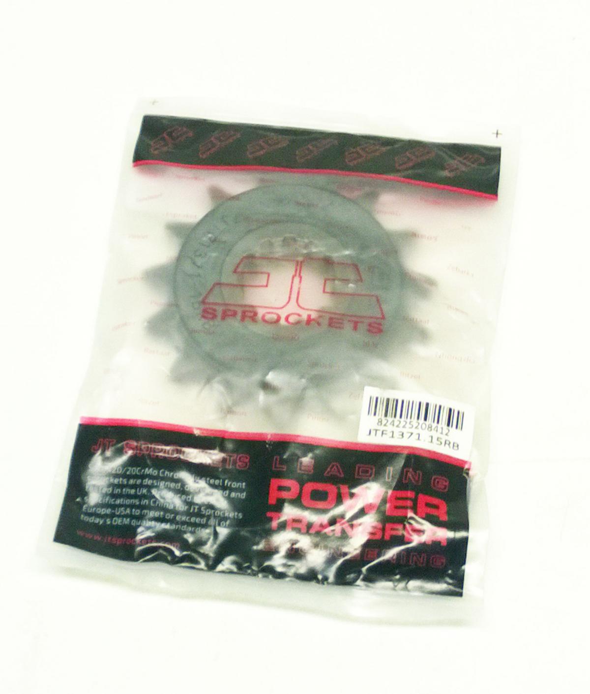 FRONT SPROCKET JTF1371.15RB JT, OE Rubber Cushioned