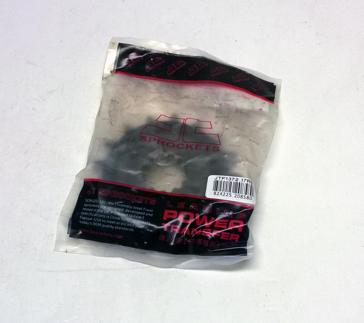 FRONT SPROCKET JTF1372.17RB JT, OE Rubber Cushioned