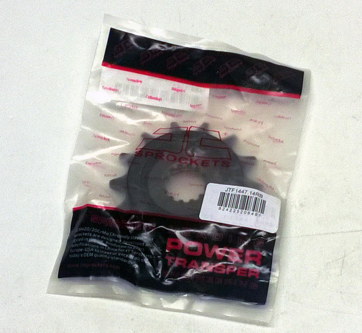 FRONT SPROCKET JTF1447.14RB JT, OE Rubber Cushioned