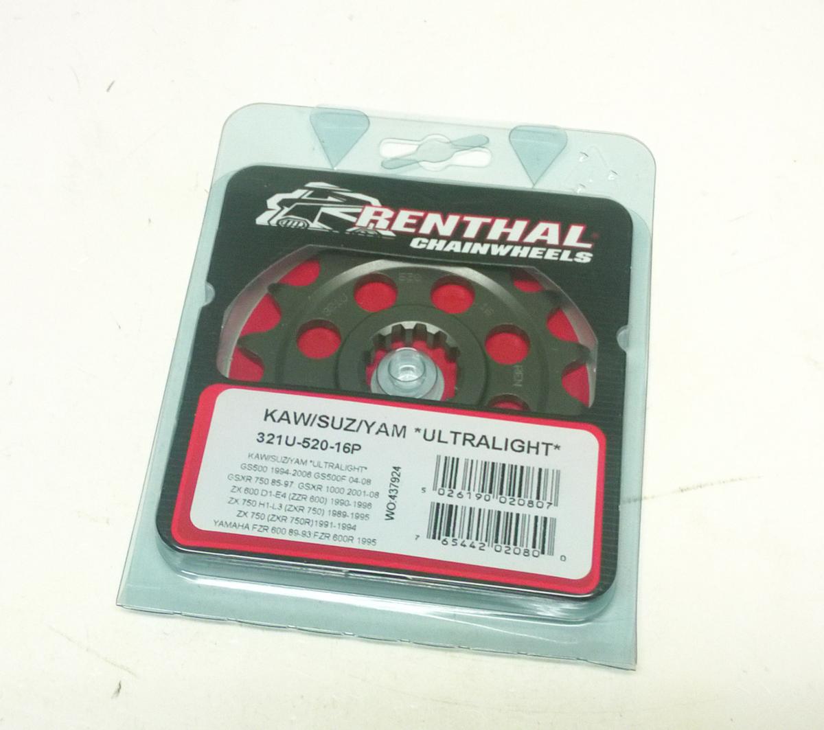FRONT SPROCKET 321U-520-16P, 520 Chain Conversion