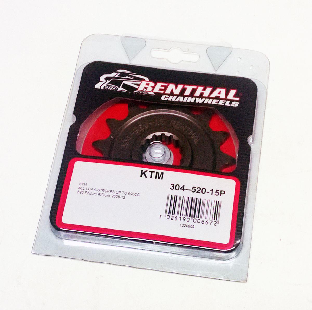FRONT SPROCKET RENTHAL 304, KTM 304--520-15P
