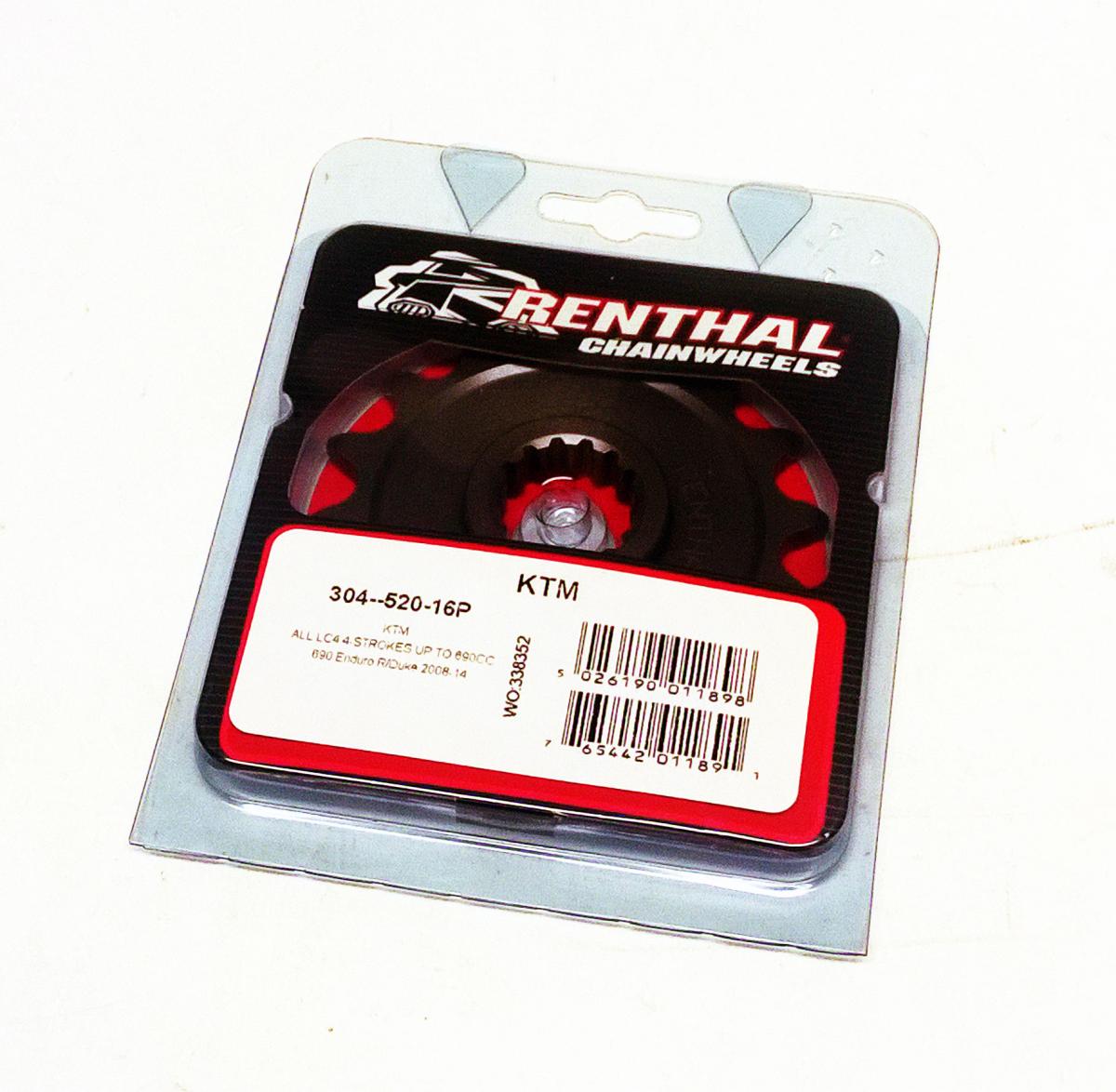 FRONT SPROCKET RENTHAL 304, KTM 304--520-16P