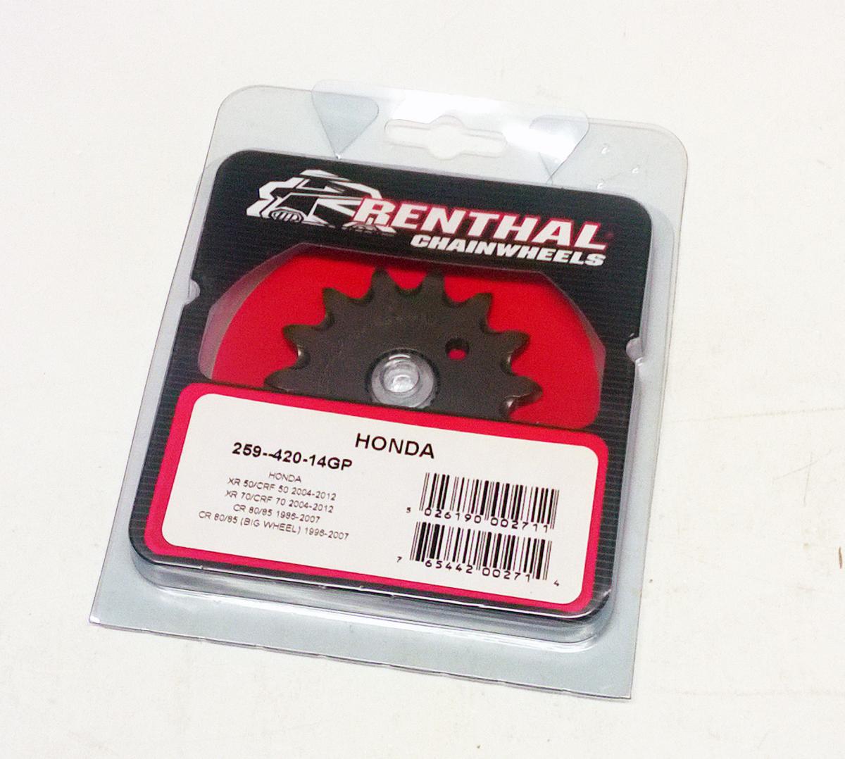 FRONT SPROCKET RENTHAL 259, HONDA 259--420-14GP