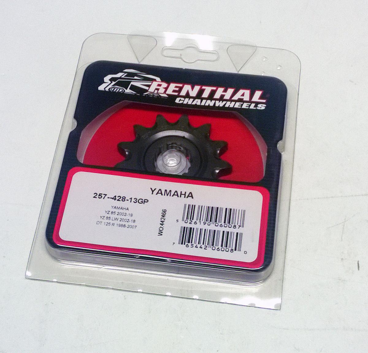 FRONT SPROCKET RENTHAL 257, YAMAHA 257--428-13GP