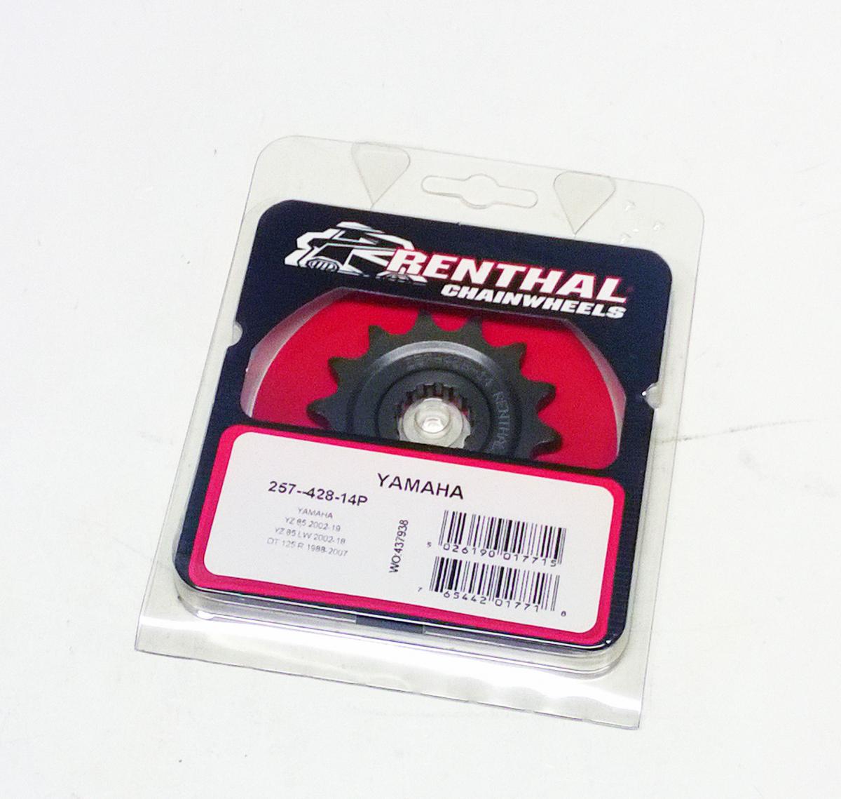 FRONT SPROCKET RENTHAL 257, YAMAHA 257--428-14P, 257--428-14P