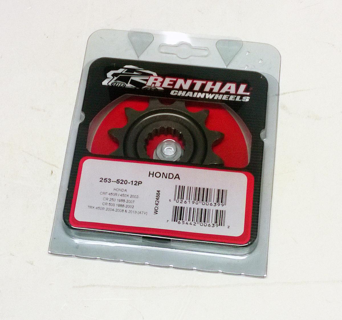 FRONT SPROCKET RENTHAL 253, HONDA 253--520-12P