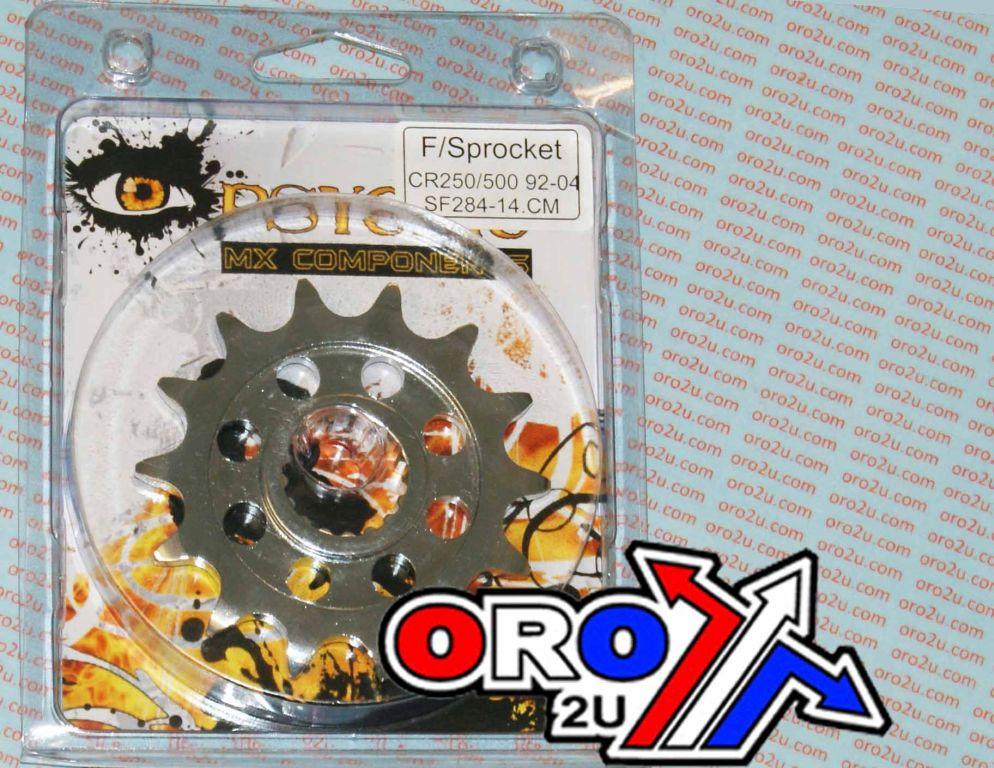 FRONT SPROCKET 14 [JTF284.14] 520, LIGHT CHROMOLLY