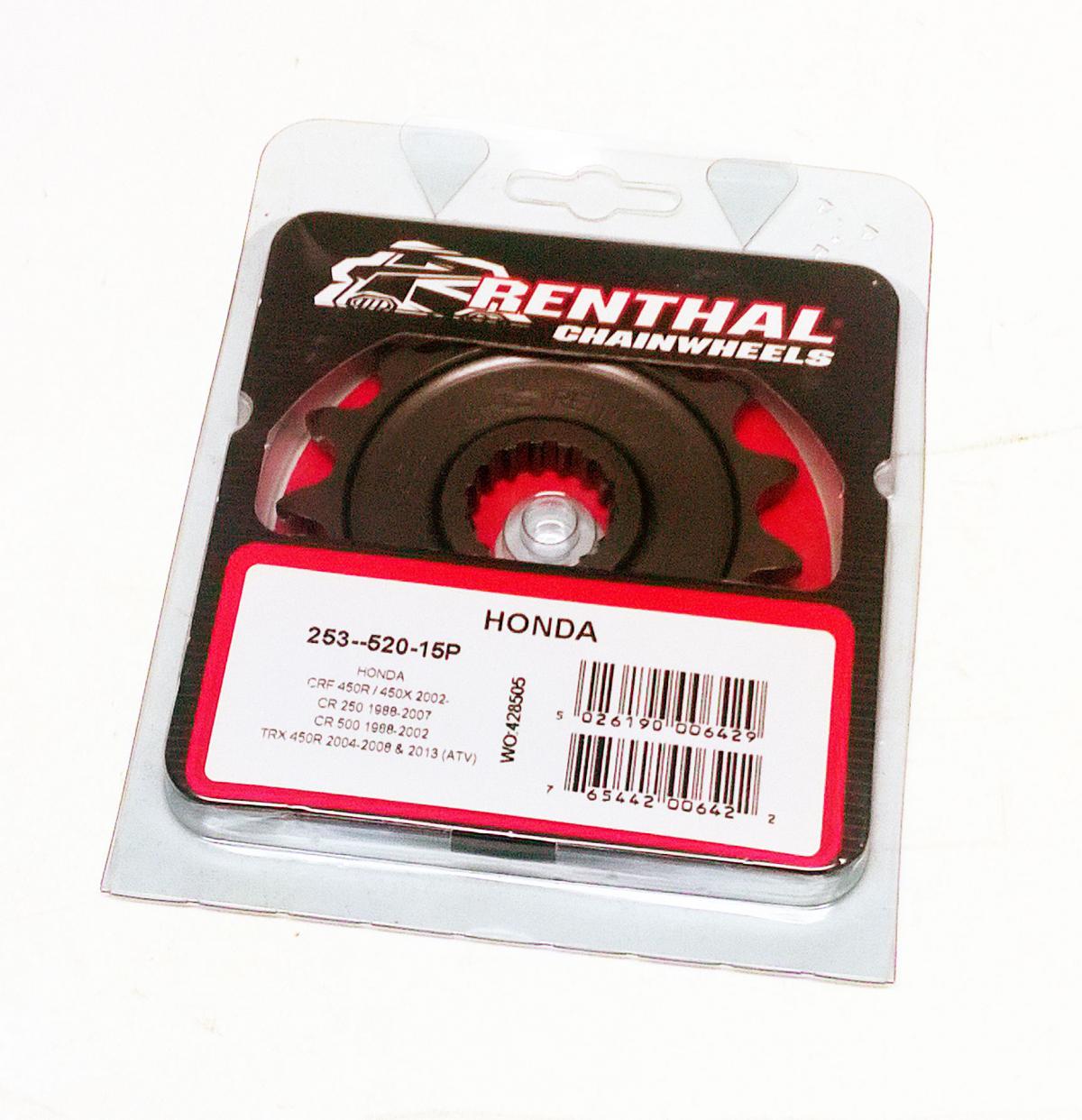 FRONT SPROCKET RENTHAL 253, HONDA 253--520-15P