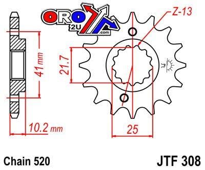 FRONT SPROCKET JTF308.14 JT