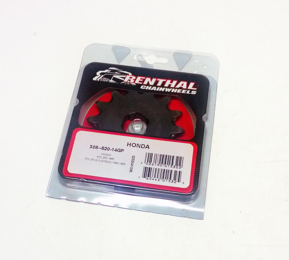FRONT SPROCKET RENTHAL 308, HONDA 308--520-14GP ATV ONLY, 308--520-14GP