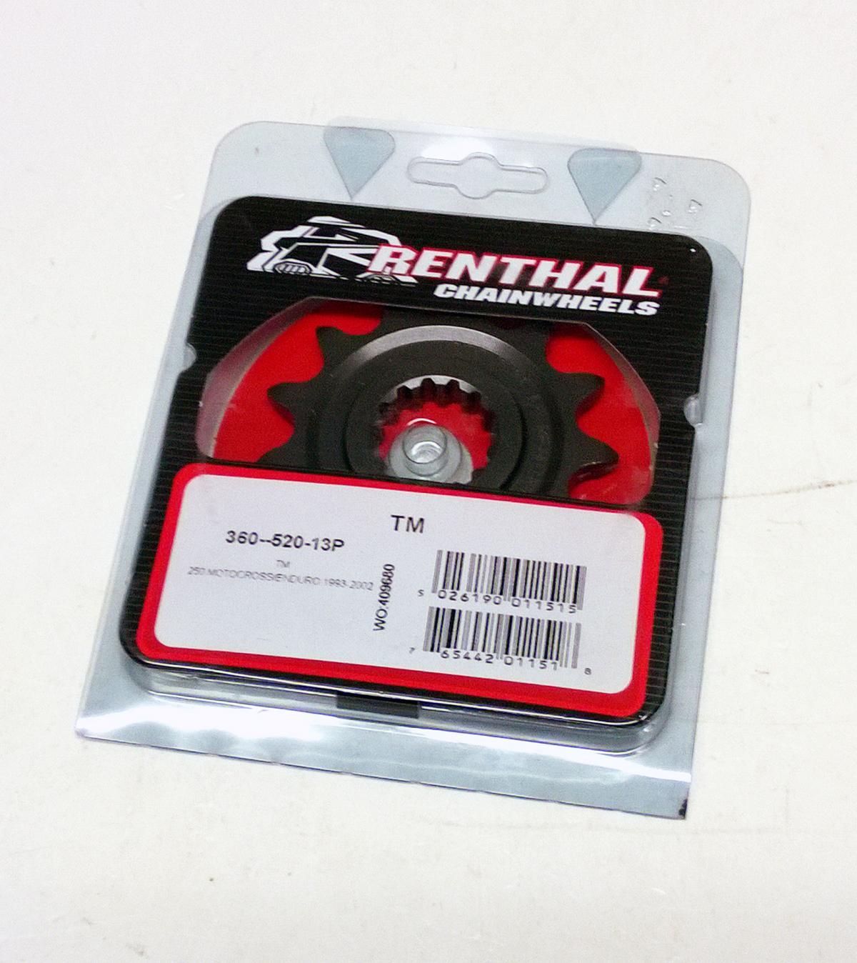 FRONT SPROCKET RENTHAL 360, TM 360--520-13P