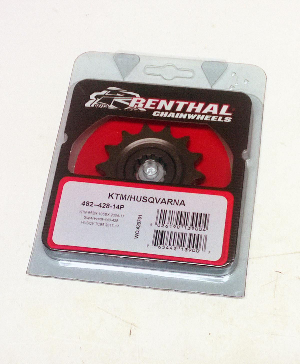 FRONT SPROCKET RENTHAL 428, KTM 482--428-14P