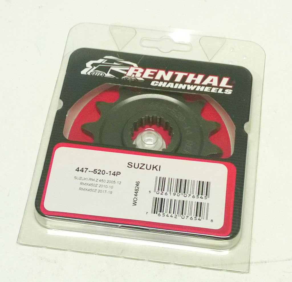 FRONT SPROCKET RENTHAL 447, SUZUKI 447--520-14P