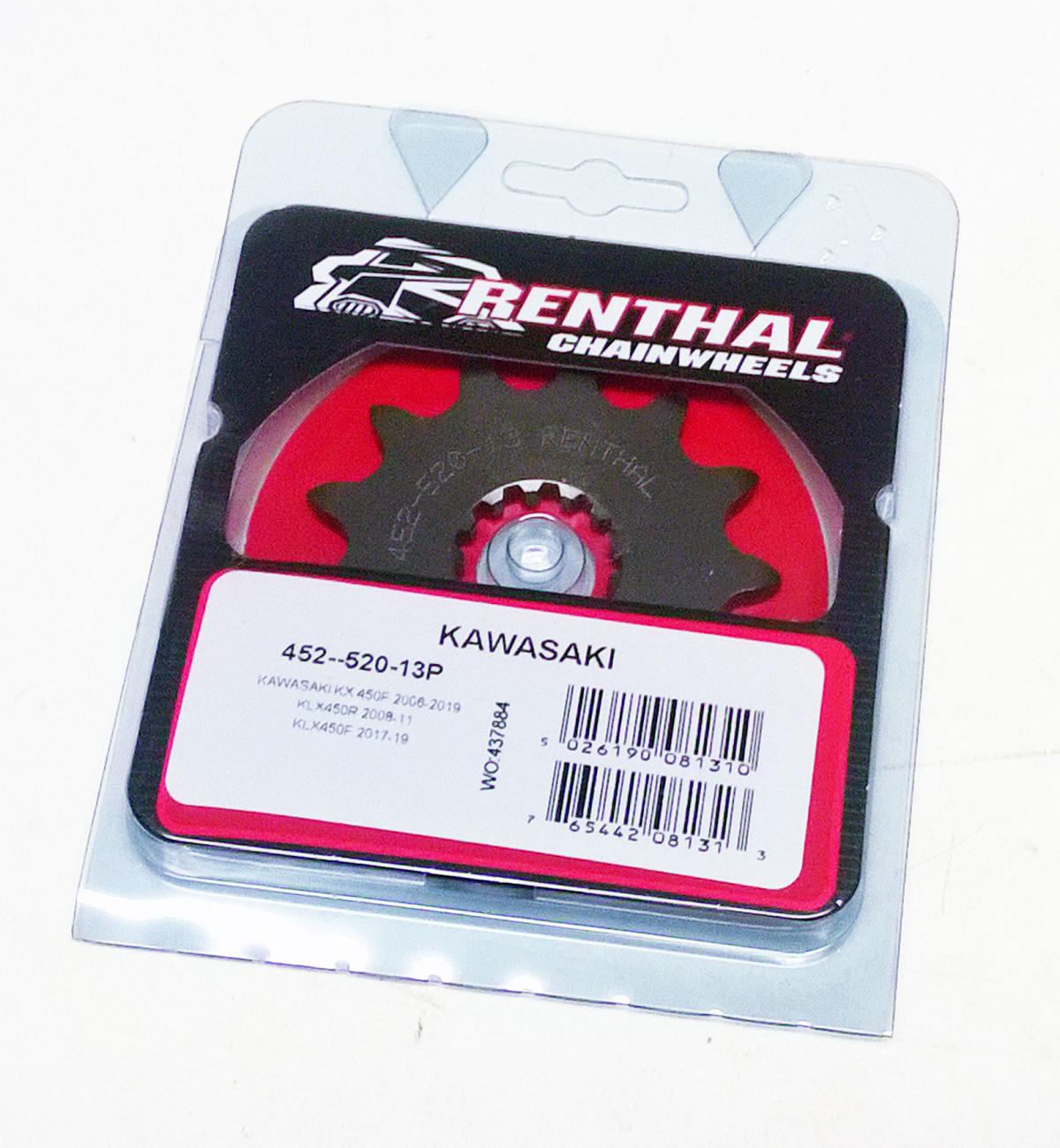 FRONT SPROCKET RENTHAL 452, KAWASAKI 452--520-13P