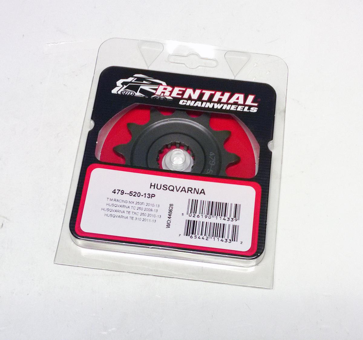 FRONT SPROCKET RENTHAL 479, HUSQVARNA 479--520-13P, 479--520-13P