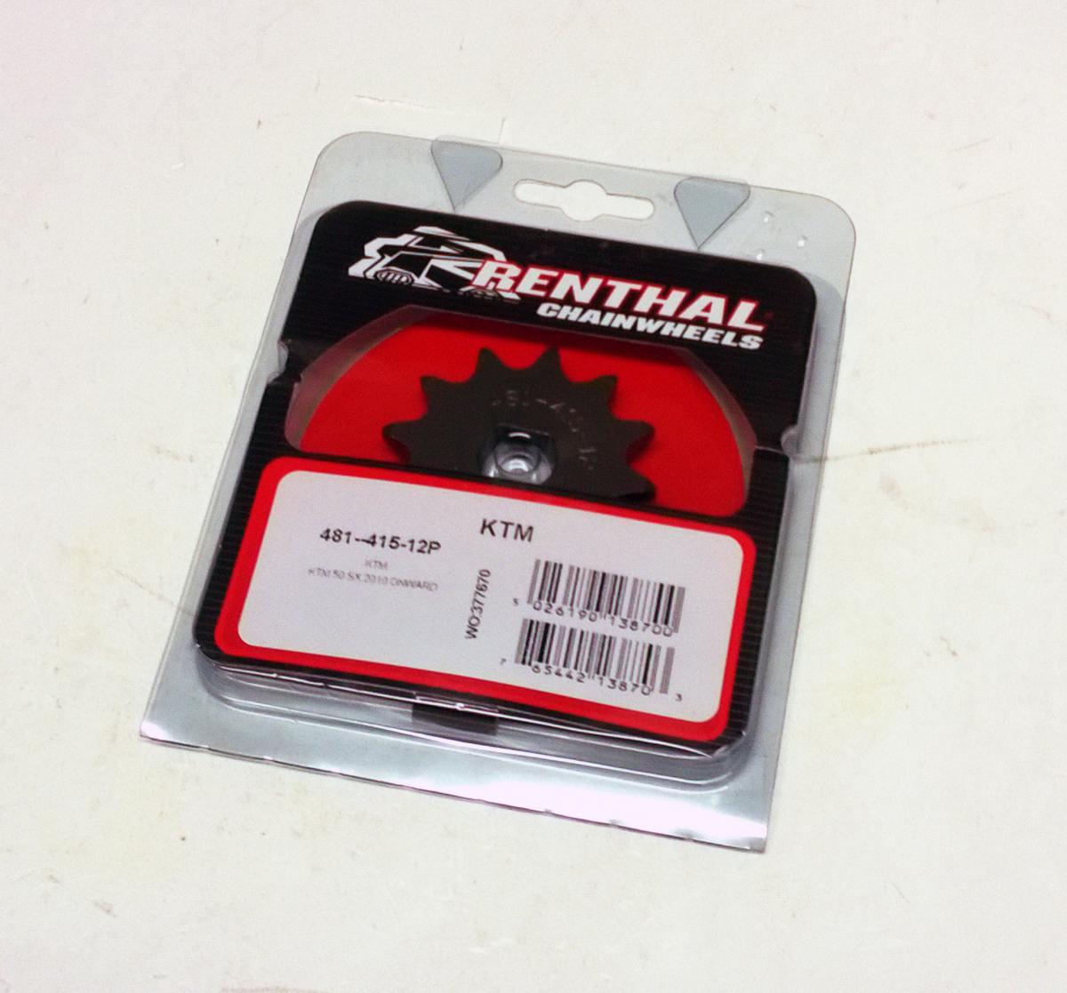 FRONT SPROCKET RENTHAL 481, KTM 50 12T, 481--415-12P