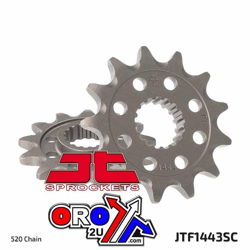 FRONT SPROCKET JTF1443.13SC JT, Self-Cleaning