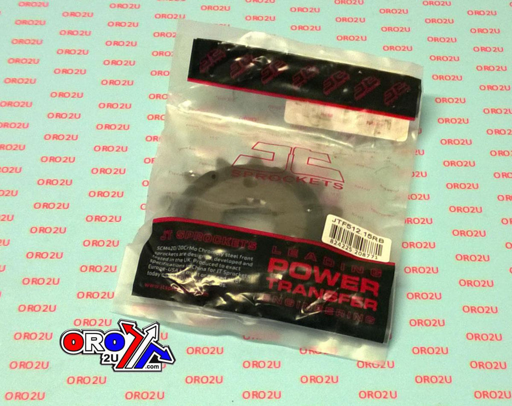 FRONT SPROCKET JTF512.15RB JT, OE Rubber Cushioned