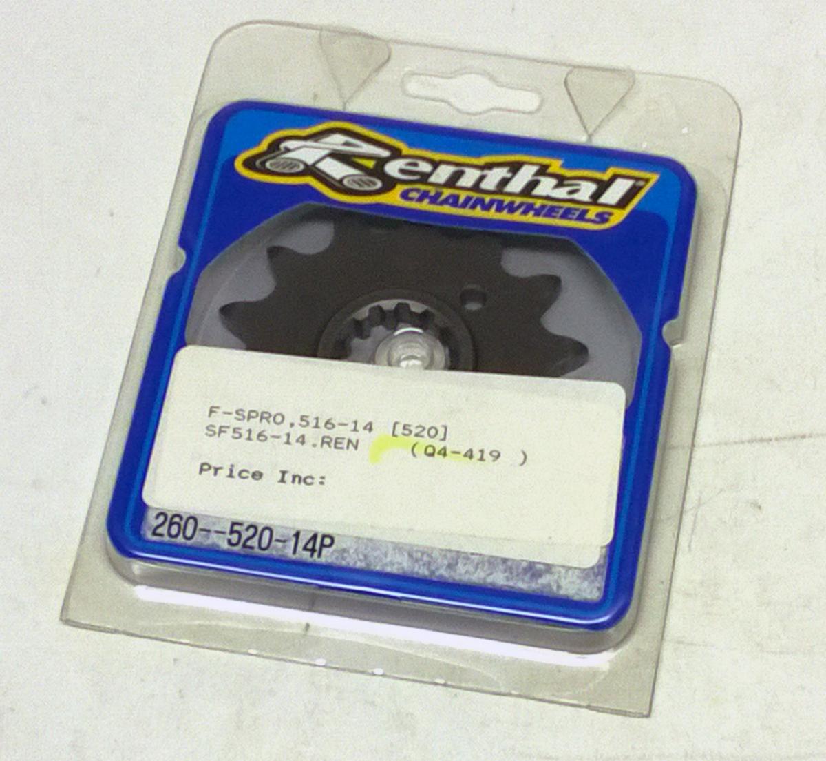FRONT SPROCKET RENTHAL 260, 445--520-14P
