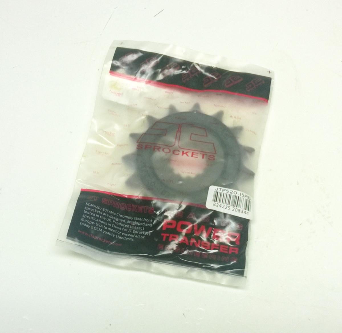 FRONT SPROCKET JTF520.15RB JT, OE Rubber Cushioned