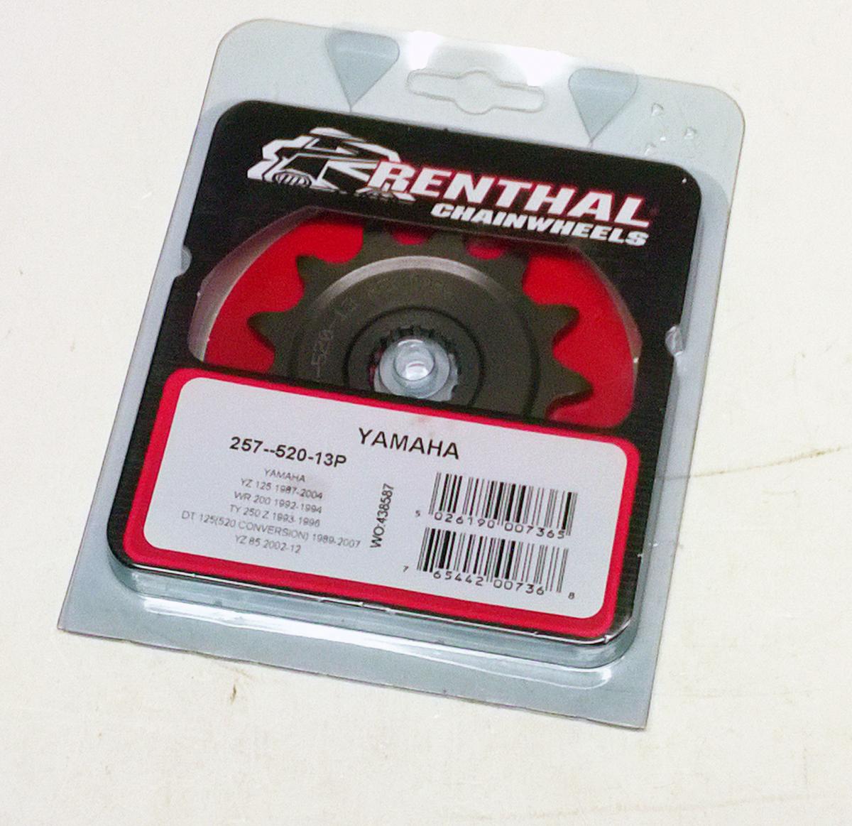 FRONT SPROCKET RENTHAL 257, YAMAHA 257--520-13P