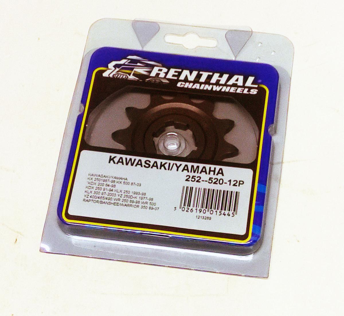 FRONT SPROCKET RENTHAL 252, KAWASAKI/YAMAHA 252-520-12
