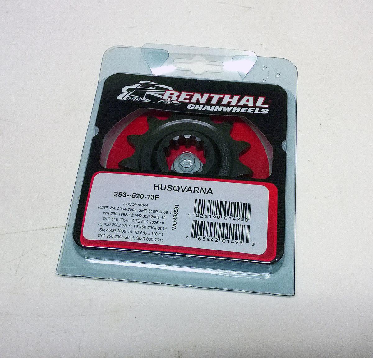 FRONT SPROCKET RENTHAL 293, HUSQVARNA 293--520-13P