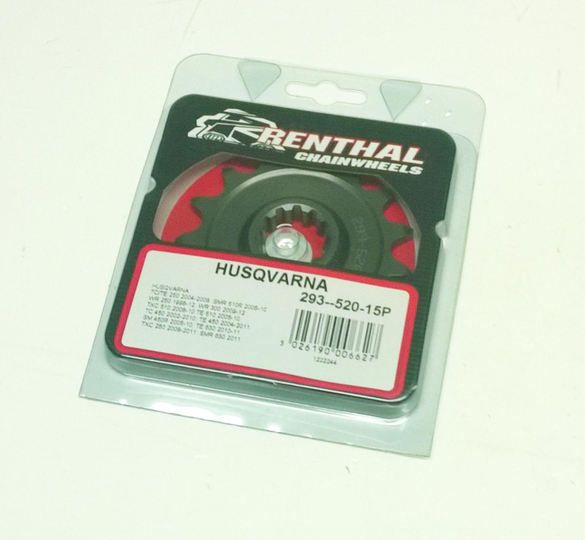 FRONT SPROCKET RENTHAL 293, HUSQVARNA 293--520-15P, 293--520-15P