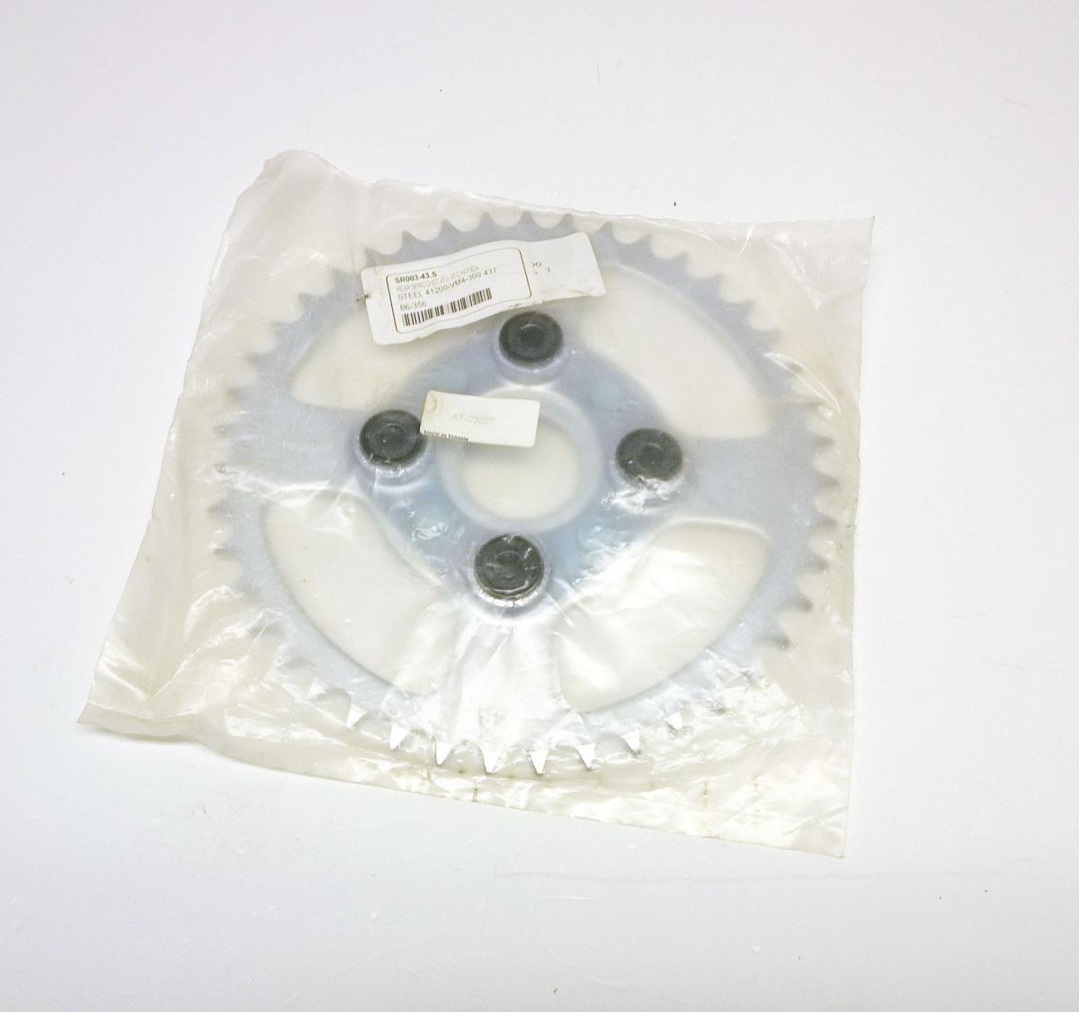 REAR SPROCKET STEEL 43 ATV, ATC HONDA, STEEL 41200-VM4-300 43T, AT-03007