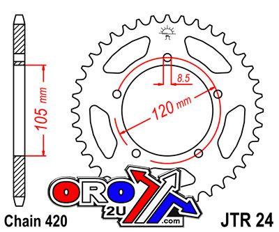 REAR SPROCKET JTR24.50 JT 420