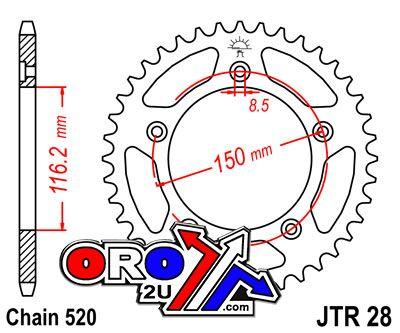 REAR SPROCKET JTR28.42 JT 520