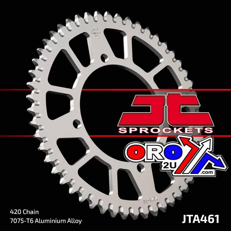 REAR SPROCKET ALLOY SIL 4-HOLE, JTA461.48 7075-T6 Aluminium
