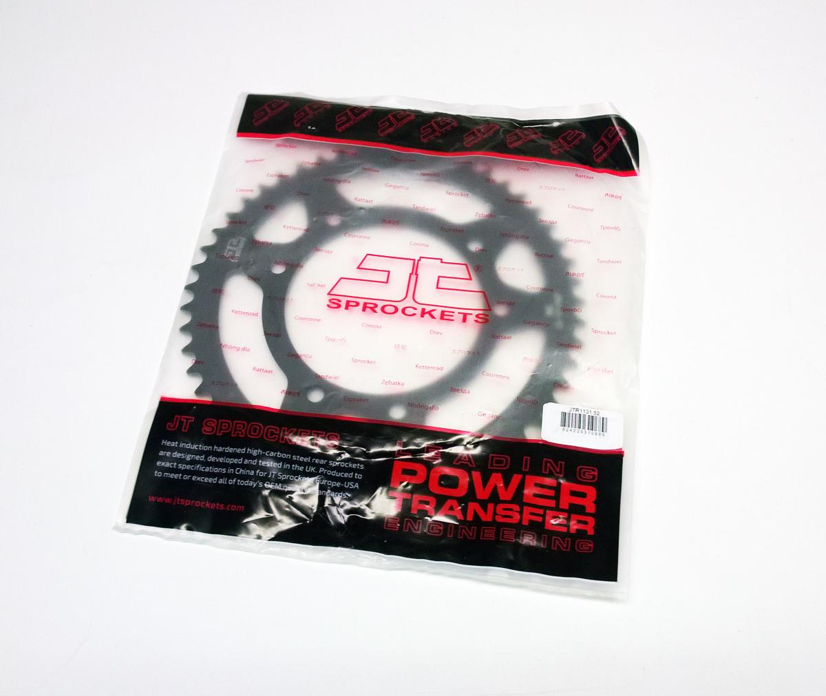 REAR SPROCKET STEEL HARD ZBK, C45 INDUCTION JTR1131.52ZBK
