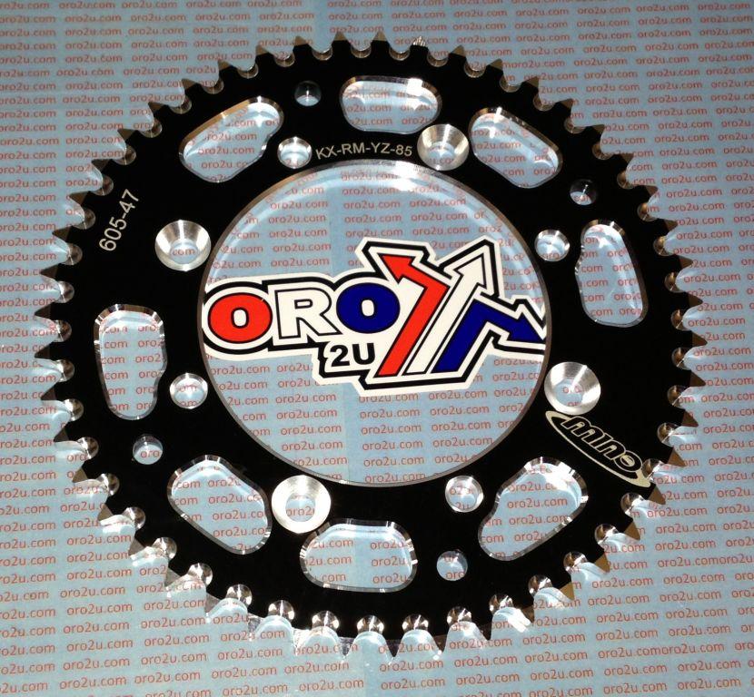 MINO REAR SPROCKET ALLOY BLACK 798, MINO 25-605-428-47