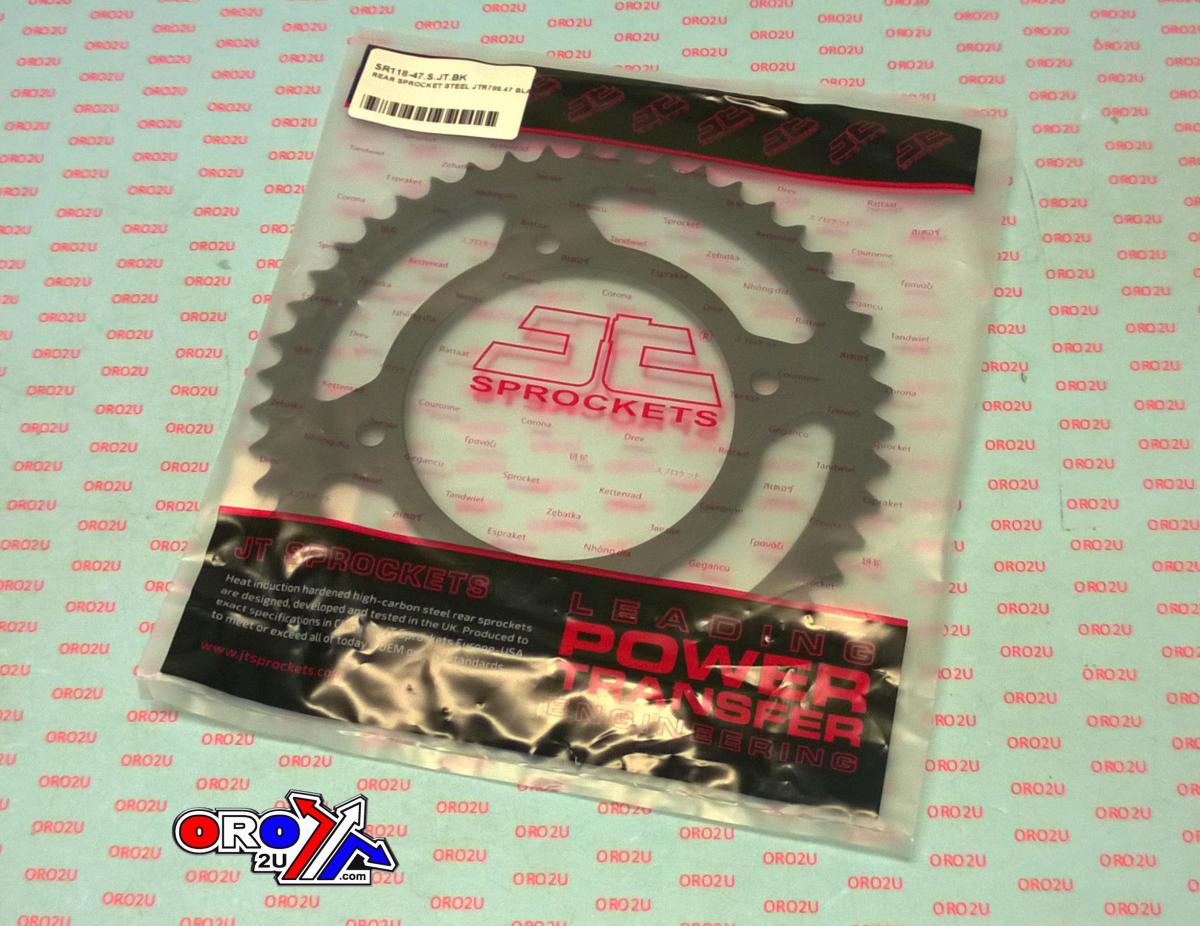 REAR SPROCKET STEEL JTR798.47 BLACK JTR798.47, SR798-47