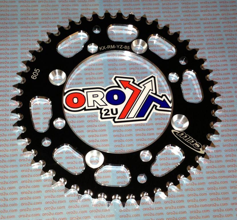 MINO REAR SPROCKET ALLOY BLACK 798, MINO 25-605-428-49