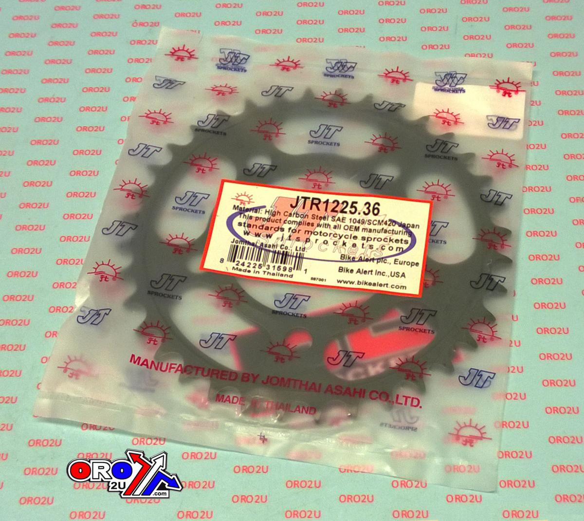 REAR SPROCKET JTR1225.36 STEEL, ROAD
