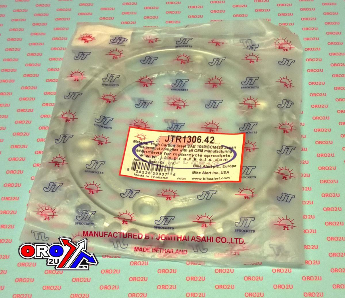 REAR SPROCKET JTR1306.42 STEEL, HONDA ROAD