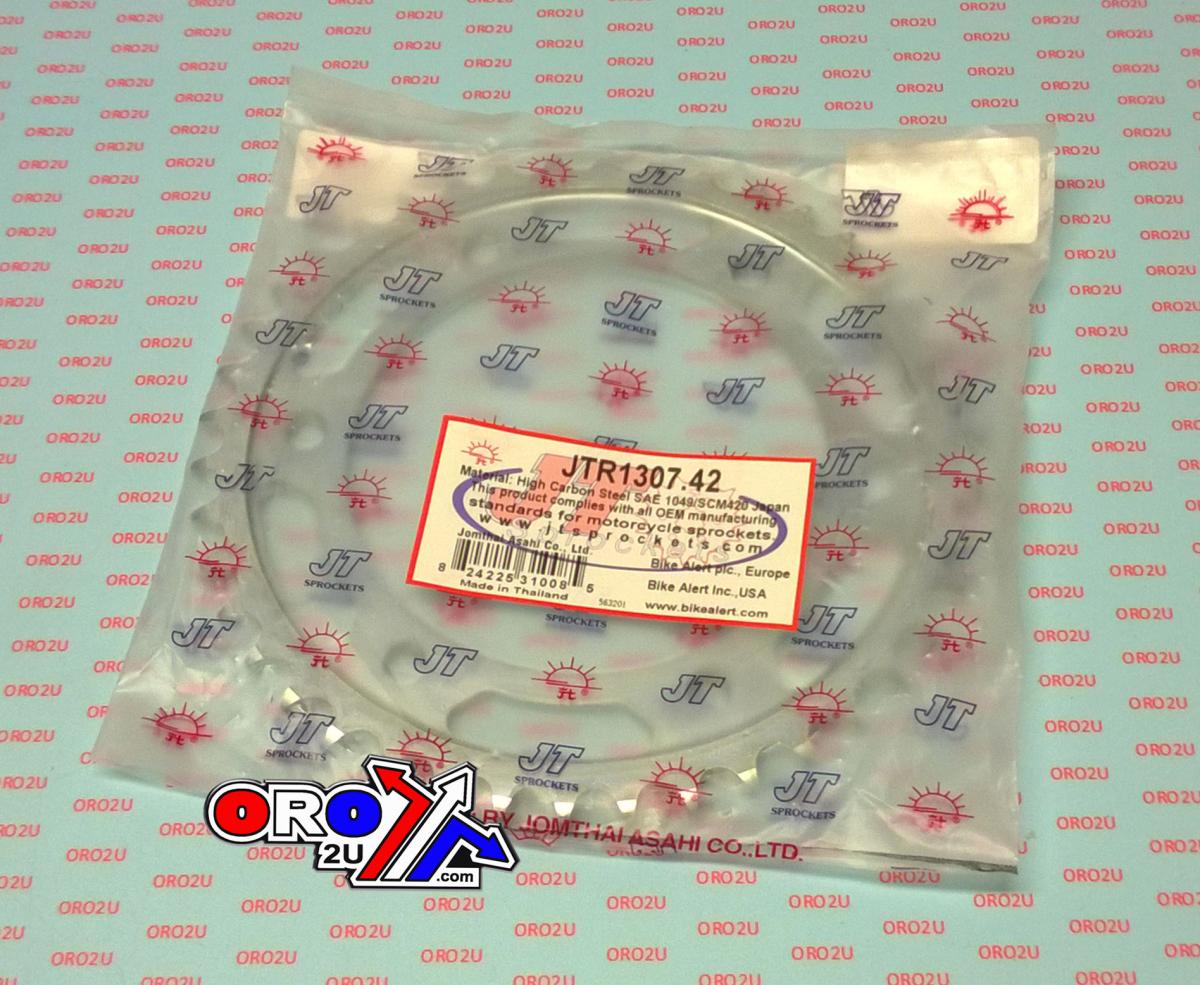 REAR SPROCKET STEEL JTR1307.42, HONDA ROAD CHAIN TYPE 525