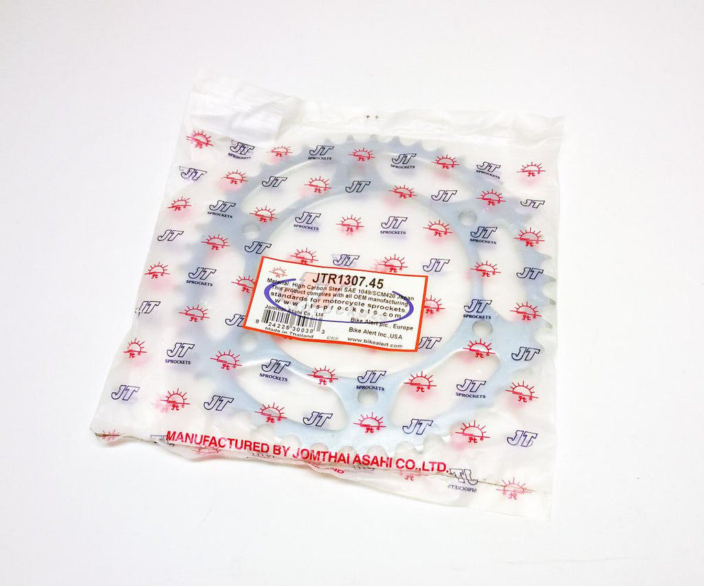 REAR SPROCKET STEEL JTR1307.45, HONDA ROAD CHAIN TYPE 525
