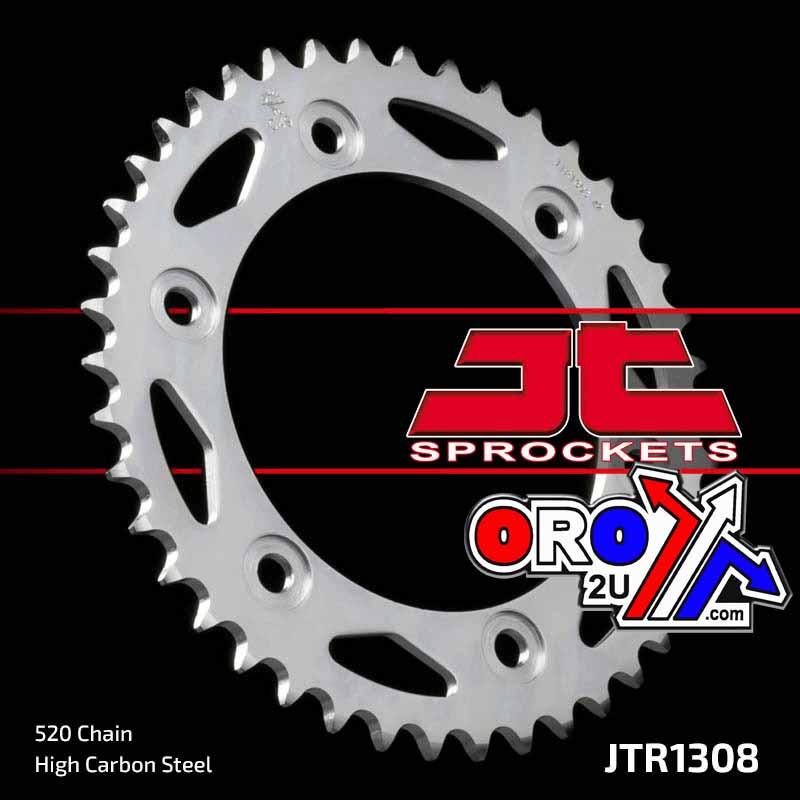 REAR SPROCKET STEEL JTR1308.40, CHAIN CONVERSION 520, HONDA ROAD