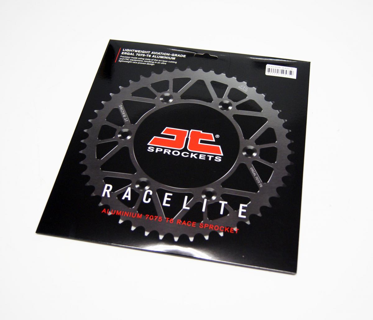 REAR SPROCKET ALLOY JTA1308.44BLK, CHAIN CONVERSION 520 JT RACELITE, HONDA ROAD JTR1308
