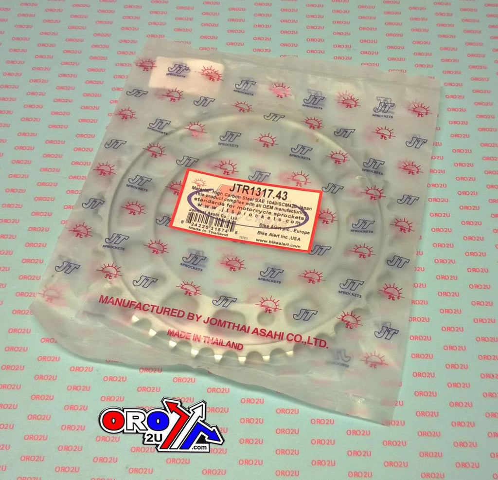 REAR SPROCKET JTR1317.43, 525 CHAIN