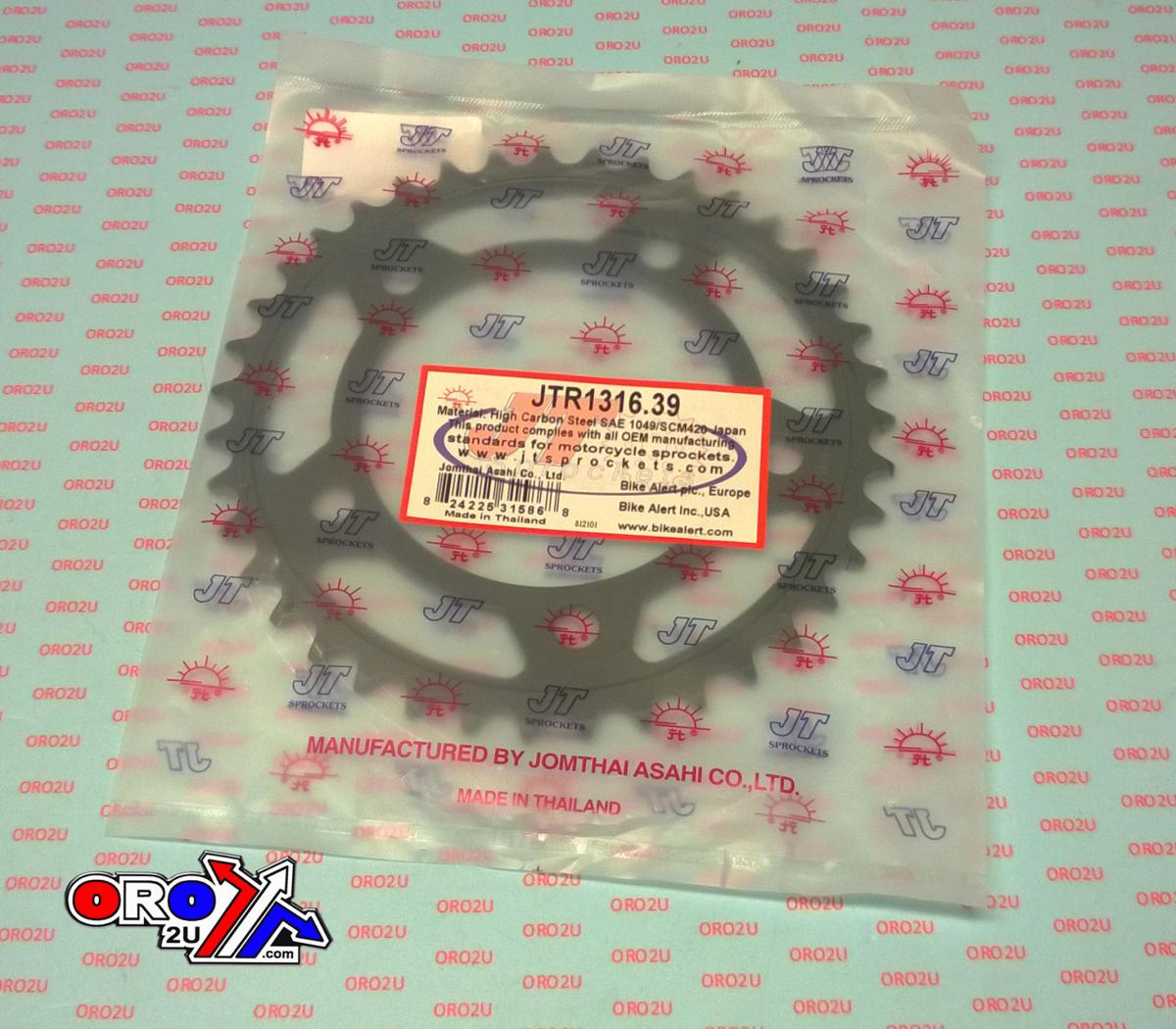 REAR SPROCKET JTR1316.39 STEEL, HONDA ROAD
