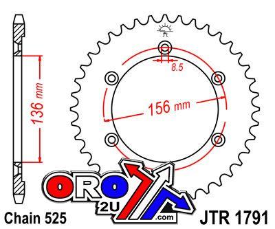 REAR SPROCKET JTR1791.41 JT