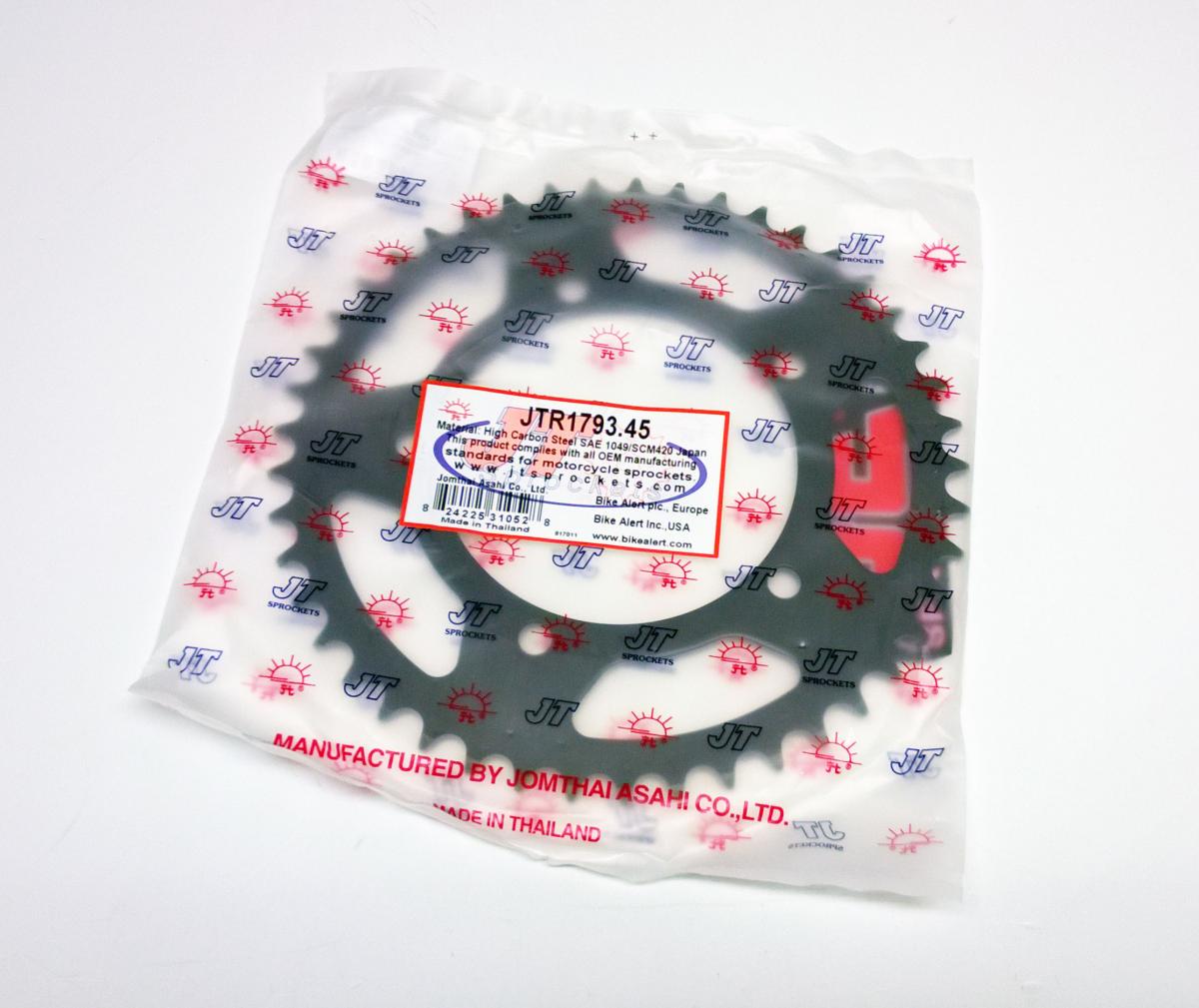 REAR SPROCKET STEEL JTR1793.45, CHAIN CONVERSION 520