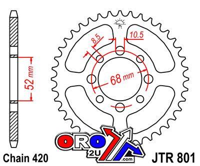 REAR SPROCKET STEEL JTR1794.45