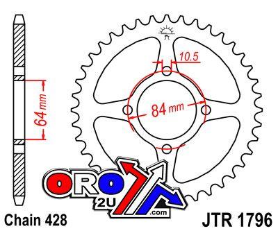 REAR SPROCKET STEEL JTR1796.51